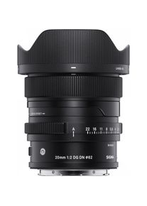 Sigma 20 mm f 2.0 DG DN Contemporary L-Mount (L-Mount, Vollformat), Objektiv, Schwarz