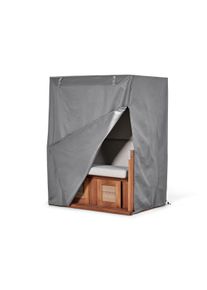 Tchibo - Premium-Abdeckhaube f&uuml;r Strandkorb XL - 125x90x155cm - grau - Polyester / Polyvinylchlorid / Edelstahl