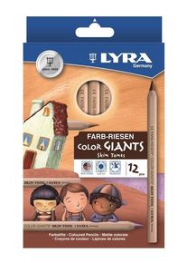 Lyra Color Giant Skin Tones 12 pcs BL