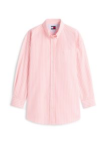 Tommy Jeans Kvinnor Blus rosa / vit Storlek M