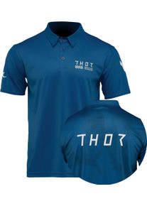 Thor Corpo, polo-shirt , color: Blue/Dark Blue/Light Grey , size: L