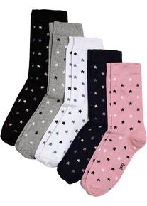 Lot de 5 paires de chaussettes avec coton - gris - taille 31-34 avec coton - bonprix