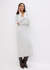 Robe midi oversize en maille - gris - taille 54/56 (XXL) - bonprix