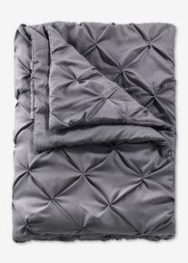 Couvre-lit avec froufrou - gris - taille 80x80 cm - bonprix