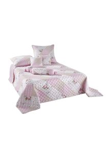 Lot de 2 housses de coussin &agrave; roses - rose - taille 40x40 cm - bonprix