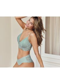 Tchibo - Biustonosz koronkowy - dla pań - rozmiar 36 - kolor: zielony