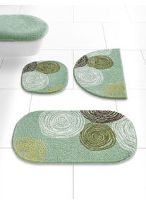 Grund unisex Badematte in gr&uuml;n ,Gr&ouml;&szlig;e 47x50 cm - Deckelbezug, Witt, 100% Polyacryl