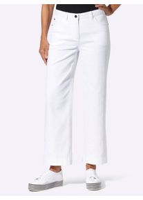 Dames Culotte in wit ,maat 40, WITT, 76% Katoen, 22% Polyester, 2% Elastan