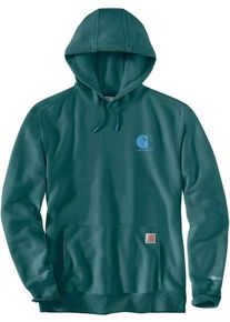 Carhartt Force Logo Graphic, hoodie , color: Petrol/Light Blue (Gp2) , size: L