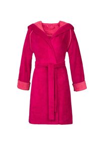 Esprit Damenbademantel &raquo;Cosy, ideal f&uuml;r Sauna & Spa, Hotelbademantel, Morgenmantel&laquo; mit G&uuml;rtel, 1 Stk. mit Kapuze & Logostickerei, kurz lila, Gr&ouml;&szlig;e S 