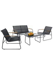 Vcm Garten-Essgruppe &raquo;4 tlg. Set Lounge Balkon Gartenm&ouml;bel Lexila&laquo;