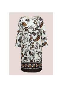 Madeleine Mode MADELEINE Sommerkleid &raquo;Kleid Rundhals-Kleid mit Unikat-Print&laquo; wei&szlig;, Gr&ouml;&szlig;e 38