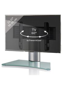 Vcm Wohnzimmertisch &raquo;TV Standfu&szlig; Aufsatz Erh&ouml;hung Alu Glas Windoxa Mini&laquo;