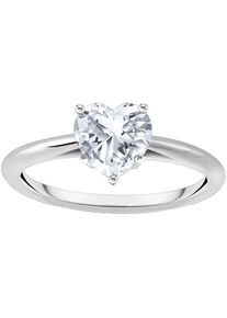 Thomas Sabo Fingerring &raquo;Schmuck Silber 925 Ring in Herzform&laquo; mit Zirkonia (synth.) silberfarben, Gr&ouml;&szlig;e 60