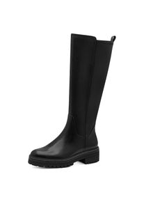 Marco Tozzi Stiefel , Blockabsatz, Langschaftstiefel mit Feel me D&auml;mpfung schwarz, Gr&ouml;&szlig;e 37
