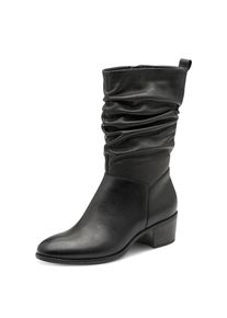 Tamaris Stiefel , Blockabsatz, Kurzstiefel mit Falten am slouchy Schaft