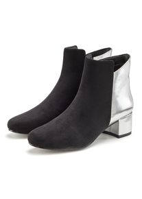 Lascana Stiefelette mit komfortablem Blockabsatz, Stiefel, Boots VEGAN schwarz, Gr&ouml;&szlig;e 39
