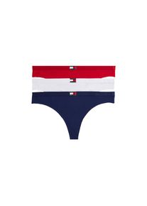 Tommy Hilfiger Underwear String &raquo;3 PACK THONG (EXT.SIZES)&laquo; 3 Stk. basic, elastischer Bund, unifarben wei&szlig;, Gr&ouml;&szlig;e XL (42/44)
