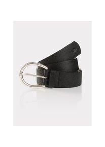Tom Tailor Lederg&uuml;rtel 1 Stk. mit 3,0 cm Breite f&uuml;r l&auml;ssige Casual- und Denim-Outfits schwarz, Gr&ouml;&szlig;e 80