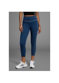 FAYN SPORTS Trainingstights mit Reflektorprint blau, Gr&ouml;&szlig;e 34
