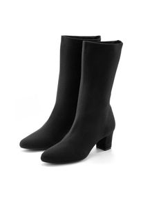 Lascana Stiefelette &raquo;Sock-Boot, Schlupf-Stiefel, Ankle Boots&laquo; aus elastischem Material schwarz, Gr&ouml;&szlig;e 42