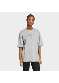adidas Sportswear T-Shirt &raquo;W INTL SS T&laquo; Oversize-Passform, kurze &Auml;rmel, aus Baumwolle grau, Gr&ouml;&szlig;e M