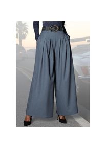 Lascana Hosenrock mit G&uuml;rtelschlaufen, Anzughose, chic