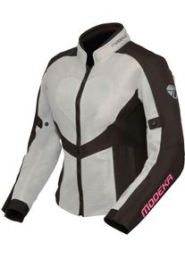 Modeka Emma Air, veste textile femme , couleur: Gris Clair/Noir , taille: 46