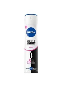 Nivea Black & White Invisible Clear Deo Spray 150ml