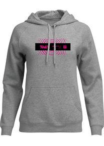 Thor Mind Control, casaco com capuz para mulher , cor: Cinzento/Cor-De-Rosa/Preto , tamanho: L