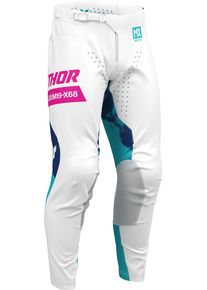 Thor Launchmode Bleach, cal&ccedil;as de tecido , cor: Branco/Turquesa/Azul Escuro , tamanho: 44