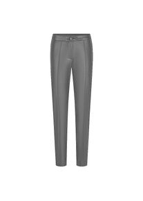 GOLDNER, Damen, Stoffhose &raquo;Slim Fit Leder-Hose Bella, hoher Bund&laquo;, schwarz, N-Gr, 40 - N-Gr, schwarz, Bequem durch Stretch-Anteil, pflegeleichtes 