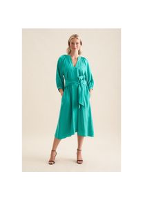 Seidensticker, Damen, Sommerkleid &raquo;Schwarze Rose&laquo; 3/4 Rundhals Uni, t&uuml;rkis, Normalgr&ouml;&szlig;en, M38 -Normalgr&ouml;&szlig;en, t&uuml;rkis, Passform: Oversized