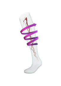 Fu&szlig;gut Fu&szlig;gut, St&uuml;tzkniestr&uuml;mpfe &raquo;Vital- und Reisestr&uuml;mpfe&laquo; 3 Paar tlg. Wollmischung, St&uuml;tzfunktion, Vitalisierend, gute Passform, grau, St&uuml;tzkniestr&uuml;mpfe