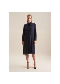 Seidensticker, Damen, Sommerkleid &raquo;Schwarze Rose&laquo; 1/1 Kragen Punkte, dunkelblau, Normalgr&ouml;&szlig;en, M38 -Normalgr&ouml;&szlig;en, dunkelblau, Passform: Regular