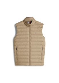Tommy Hilfiger, Herren, Steppweste &raquo;PACKABLE RECYCLED VEST&laquo; mit Logostickerei, Coastal Taupe, XL, Coastal Taupe, Leichte Steppweste von Tommy Hilfiger