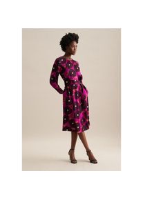 Seidensticker, Damen, Sommerkleid &raquo;Schwarze Rose&laquo; 1/1 Rundhals Druck, pink, Normalgr&ouml;&szlig;en, XL42 -Normalgr&ouml;&szlig;en, pink, Passform: Regular