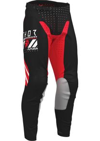 Thor Launchmode Futura, pantalon en textile , couleur: Noir/Rouge , taille: 42