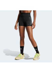 adidas Performance, Damen, Shorts &raquo;OPT 3S 1/4&laquo; sportlicher Stil, f&uuml;r Sport, mit Elasthan, leichtes Material, Black, L&auml;nge 5, XS -L&auml;nge 5, Black, 