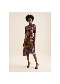 Seidensticker, Damen, Sommerkleid &raquo;Schwarze Rose&laquo; 1/2 Rundhals Geometrische Muster, gelb, Normalgr&ouml;&szlig;en, XXL(44) -Normalgr&ouml;&szlig;en, gelb, Passform: Regular