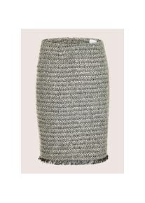 Madeleine Mode MADELEINE, Damen, Bleistiftrock &raquo;Boucl&eacute;-Rock Eleganter Bleistiftrock mit Pariser Flair&laquo;, graphit / wollwei&szlig; / multicolor, 36, graphit / wollwei&szlig; / 