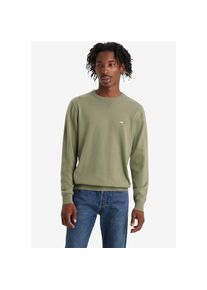 Levi's Levi's , Herren, Rundhalspullover &raquo;LIGHTWEIGHT HM SWEATER&laquo; Feingerippte Abschl&uuml;sse, SMOKEY OLIVE, L, SMOKEY OLIVE, Feinstrickpullover von Levi's