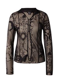 Nasty Gal Bluzka dla kobiet czarny Rozmiar XXS