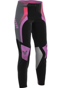 Thor Sportmode Velocity, textile pants women , color: Black/Purple/Pink/Grey , size: 1/2