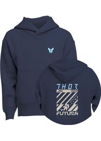 Thor Futura, hoodie youth , color: Dark Blue/Light Blue/Beige , size: S