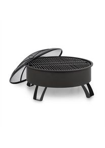 Blumfeldt Oreos, 2 az 1-ben tűzrak&oacute; t&aacute;l &eacute;s grillező, &Oslash; 75 cm, szikrafog&oacute;, &Oslash; 68 cm grill, ac&eacute;l, fekete
