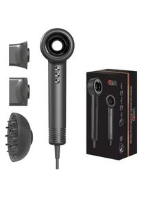 OBA, F&ouml;hn, Asciugacapelli ionico professionale con motore AC, 3 impostazioni calore, diffusore e concentratori