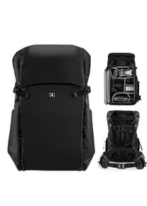 K&F Concept Outdoor Backpack 30L Star Wander 04 (Black) (Fotorucksack), Kameratasche, Schwarz