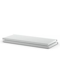 eurokraft basic Plaatstalen legbord, VE = 2 stuks, diepte 590 mm, breedte 1442 mm