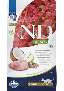 Farmina N&D cat QUINOA GF senior lamb green apple & coconut 1,5 kg